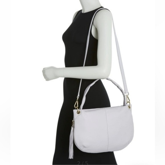 NWT HOBO INTERNATIONAL Vale Leather Shoulder Bag Pale Mauve/light purple Purse - Picture 8 of 8